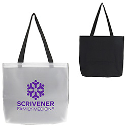 Pearl Soft-Touch Tote Bag, custom tote bag with logo imprint 2