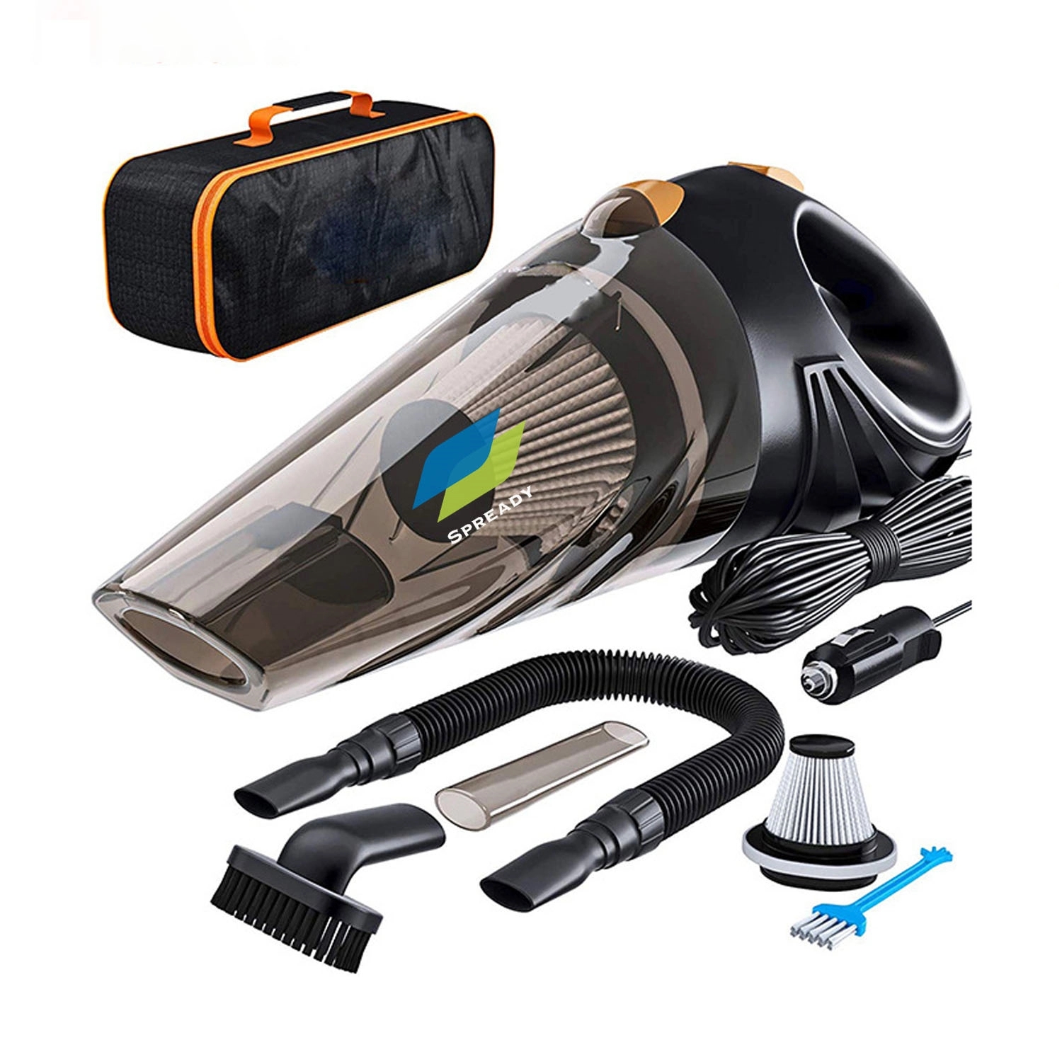 Car Vacuum Cleaner Small 12V High Power Handheld Portable 2