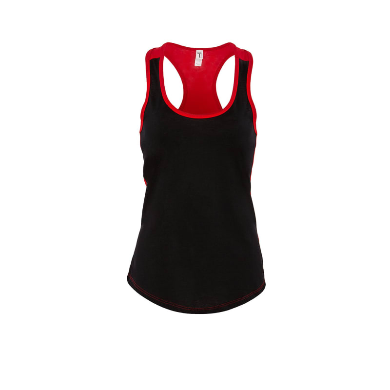 Next Level Apparel Ladies' Ideal Colorblock Racerback Tank 17