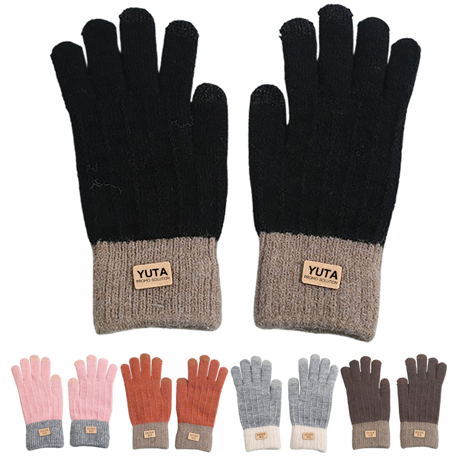 Women's Winter Warm Knitted Touchscreen Gloves 7