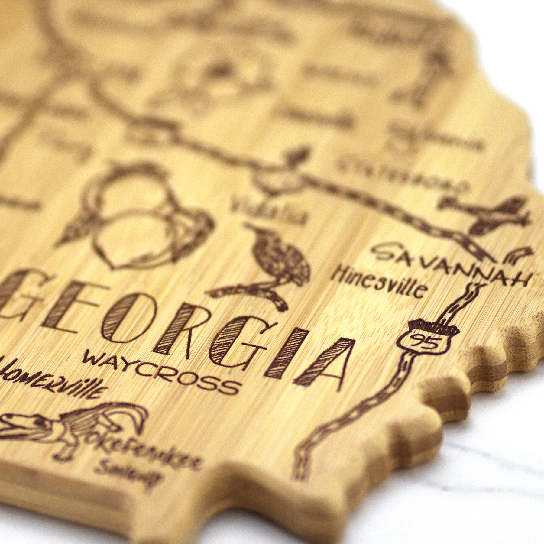 Destination Georgia Cutting & Serving Board 7