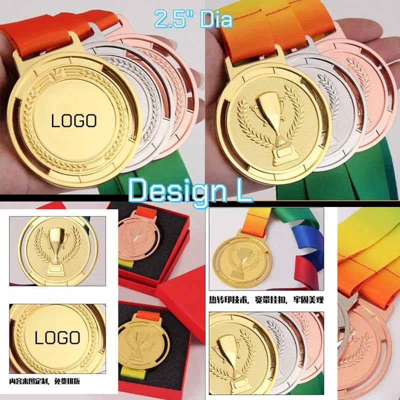 Lot Winner Metal Medals with Neck Ribbons Trophy Award 16