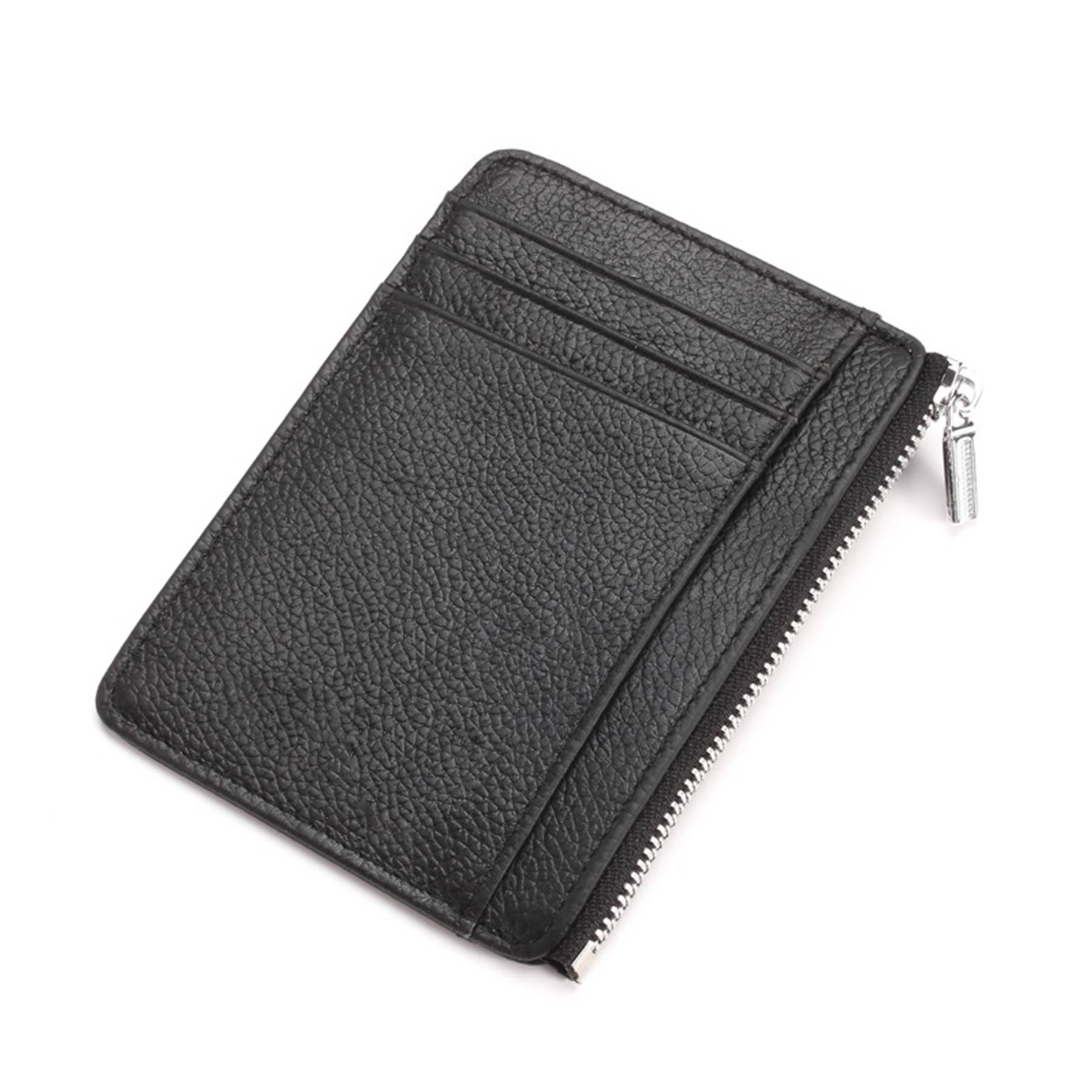 genuine Leather RFID anti magnetic multifunctional card bag 1