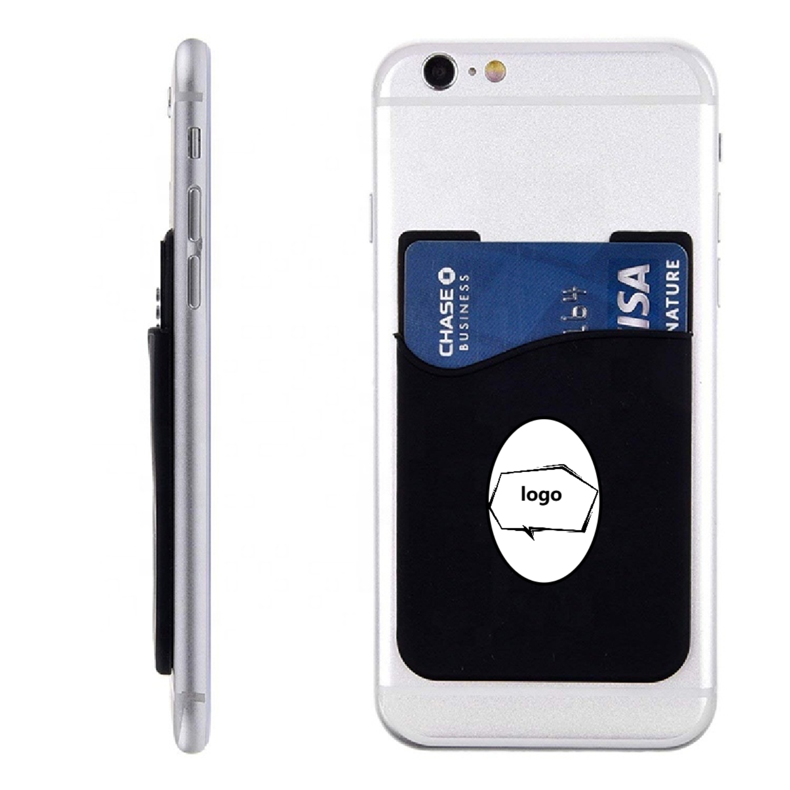 1-Pocket Silicone Cell Phone Smart Wallet 1