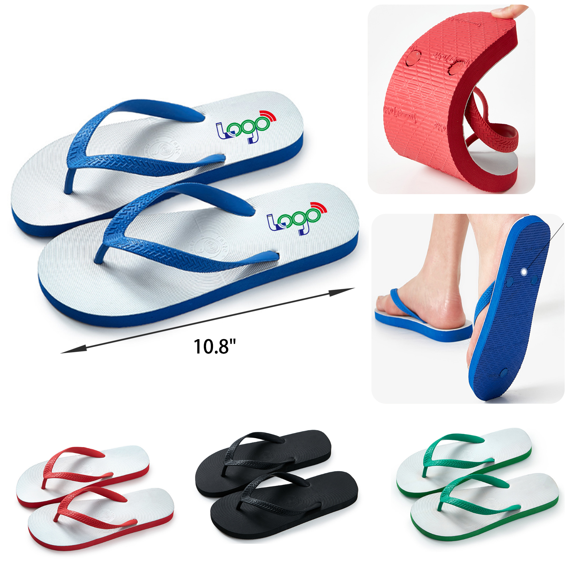MOQ 50 PCS Durable Adult Flip Flop 3
