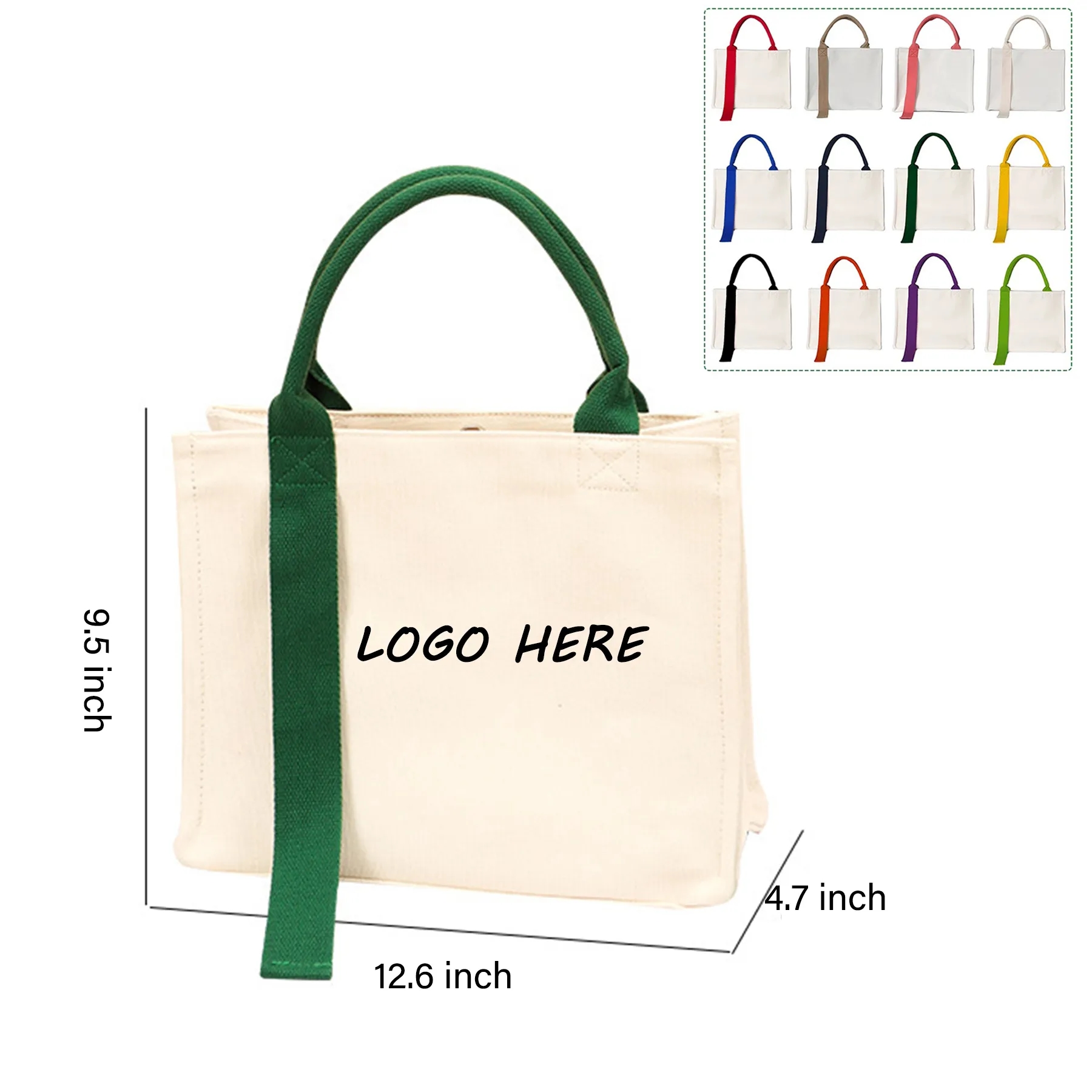 Shopping Bags for Groceries, custom tote bag with logo imprint 3