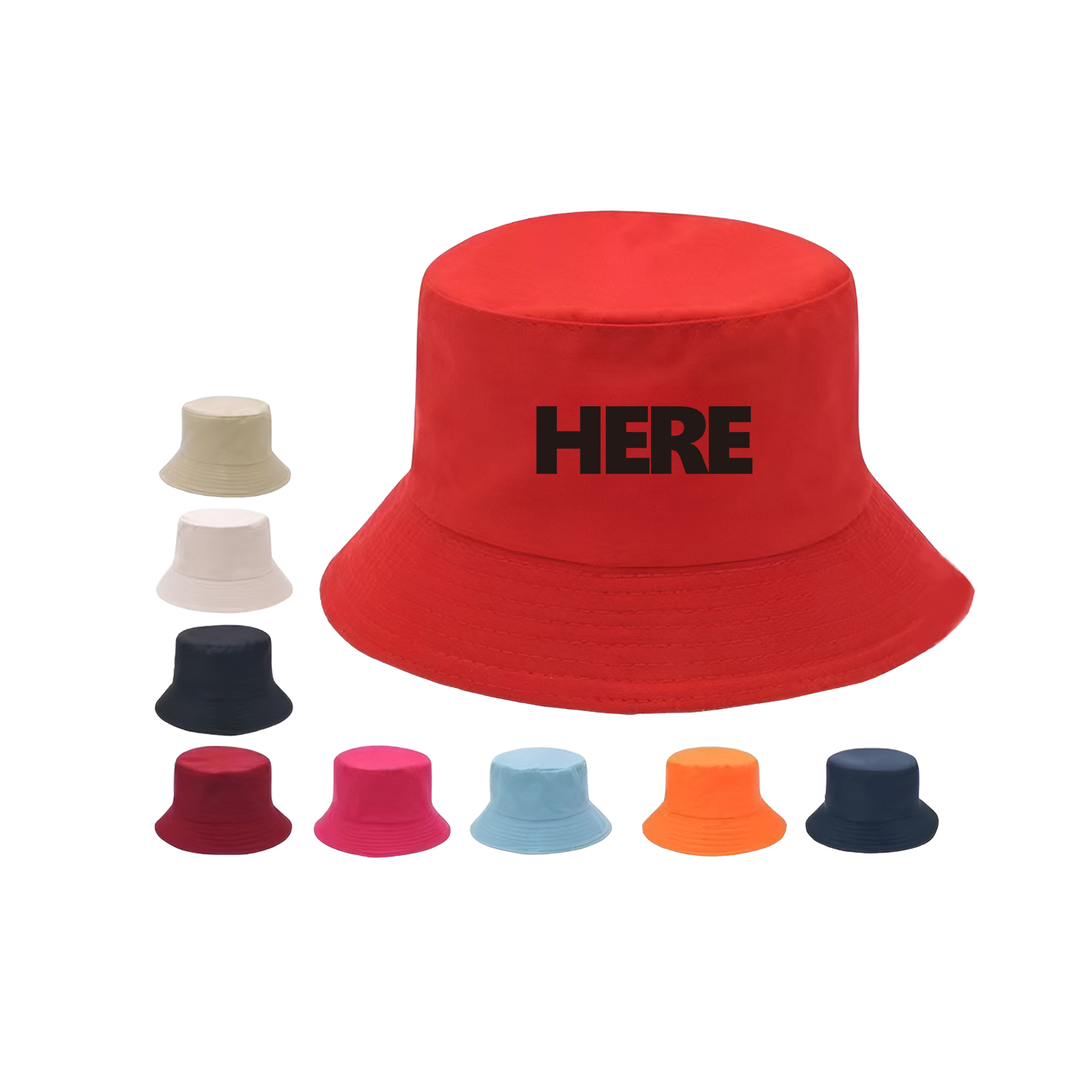 MOQ50 Personalized Outdoor Sun Hat With Embroidery 2