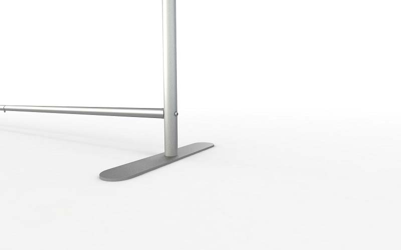 72 Hr Fast Ship - Tradeshow Booth Package, 8' EuroFit Tension Fabric Display & PREMIUM 6'Tablecloth 1