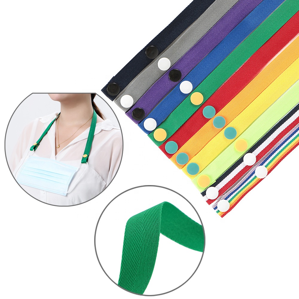 Polyester Lanyards Mask Holder Clip 3