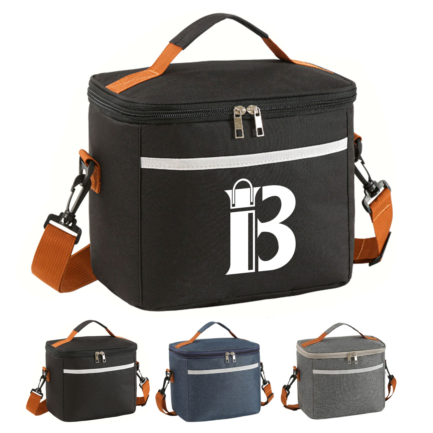 Canvas Crossbody Large Capacity Lunch Bag 5