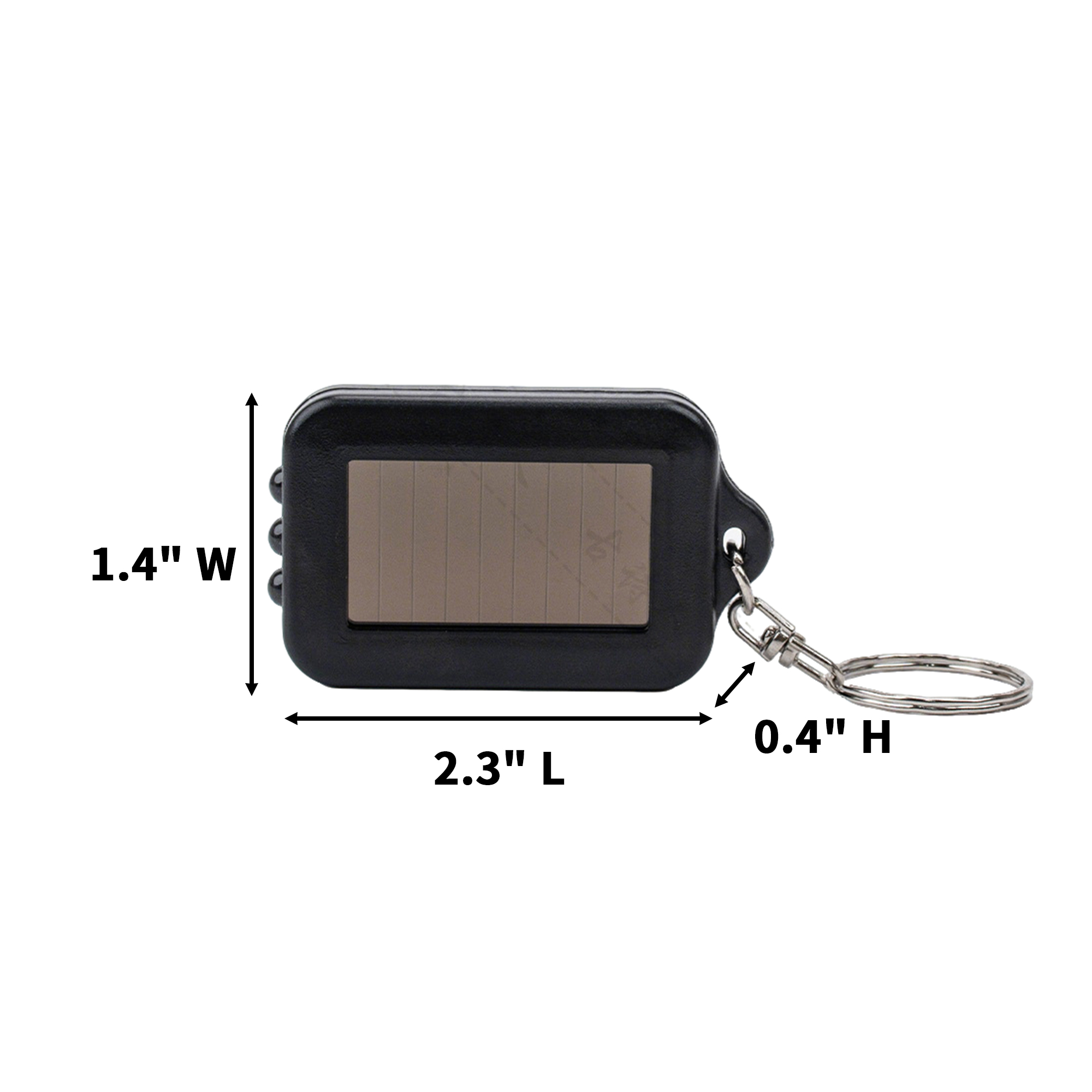 Solar Powered Keychain Flashlight 3