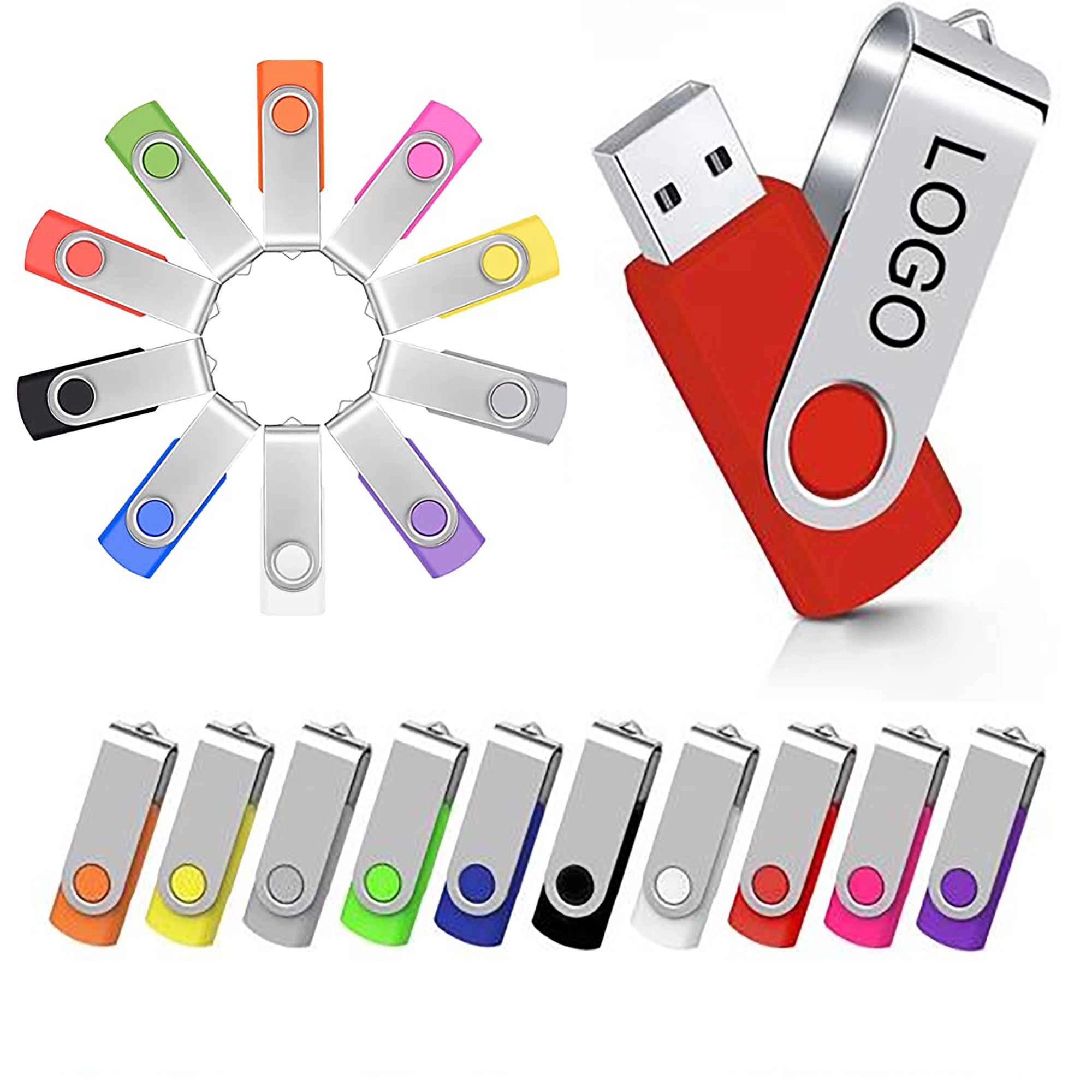 4GB USB Disk Flash Drive MOQ 100PCS