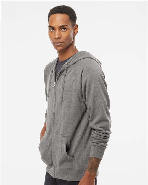 Unisex Special Blend Raglan Full-Zip Hooded Sweatshirt - PRM33SBZ 62