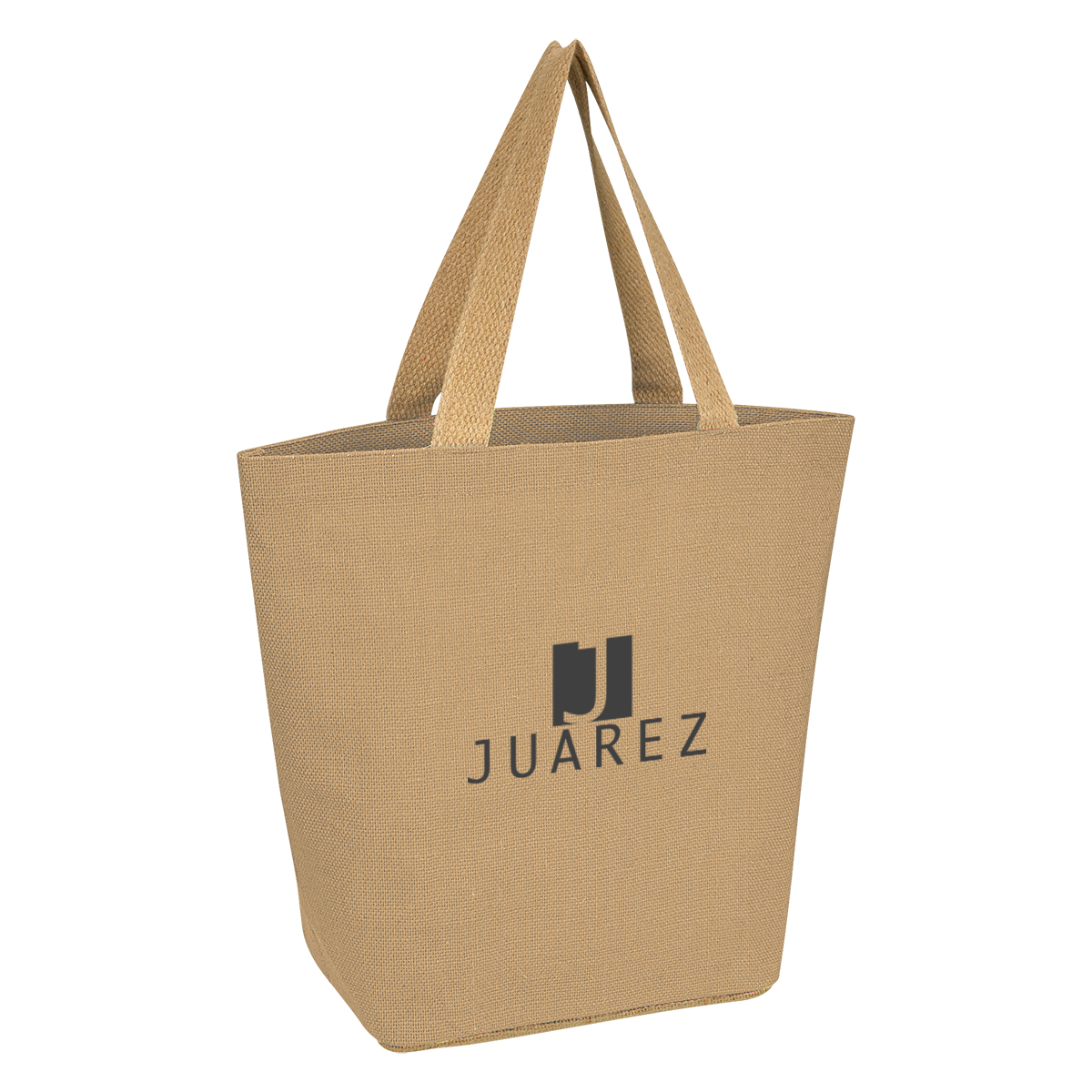 Marketplace Jute Tote Bag, custom tote bag with logo imprint 12