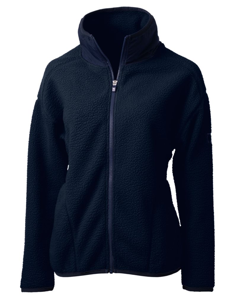 Cutter & Buck Cascade Epic Comfort Recycled Sherpa Fleece Womens Full Zip Jacket 29