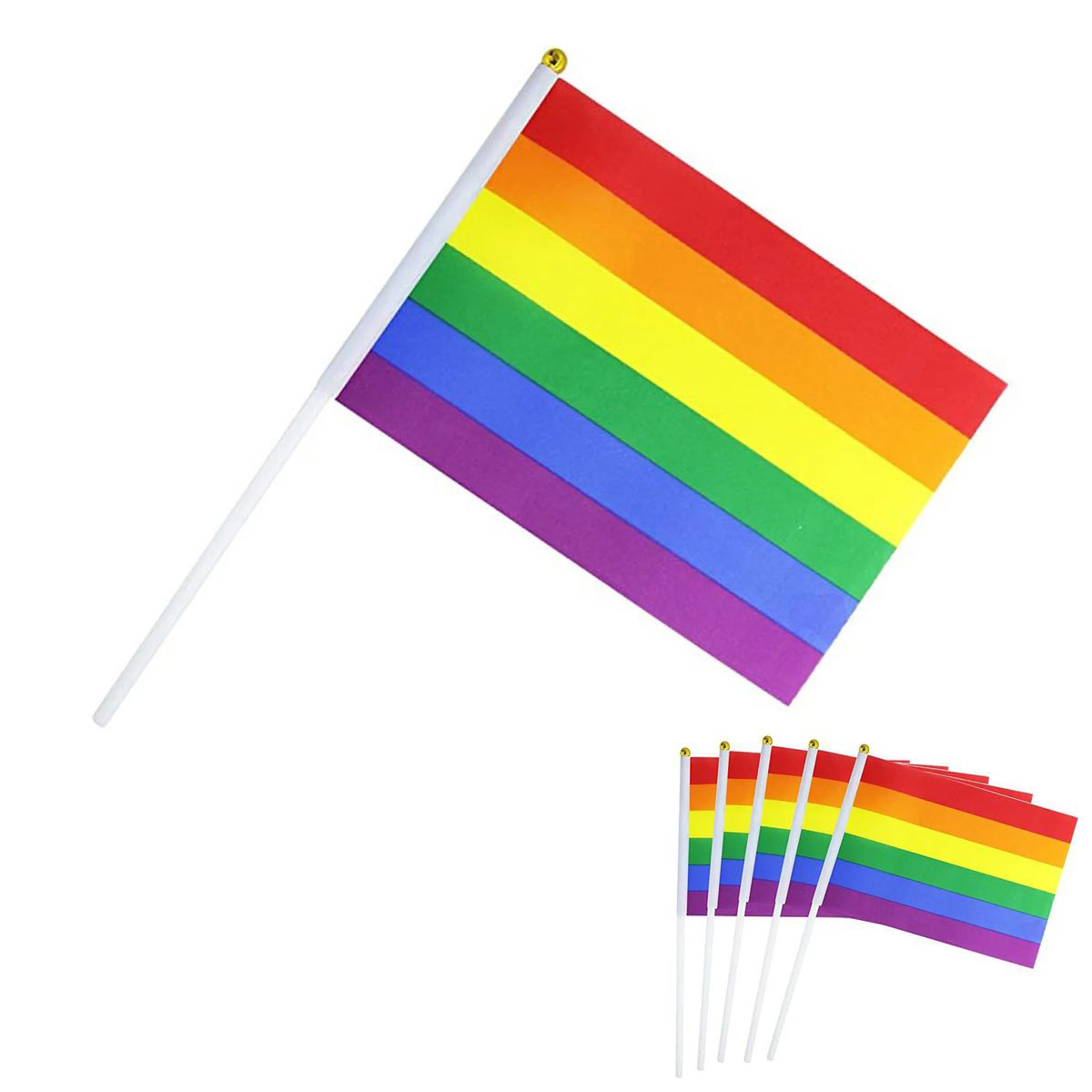 Small Polyester Flag for Team Spirit Shows 2