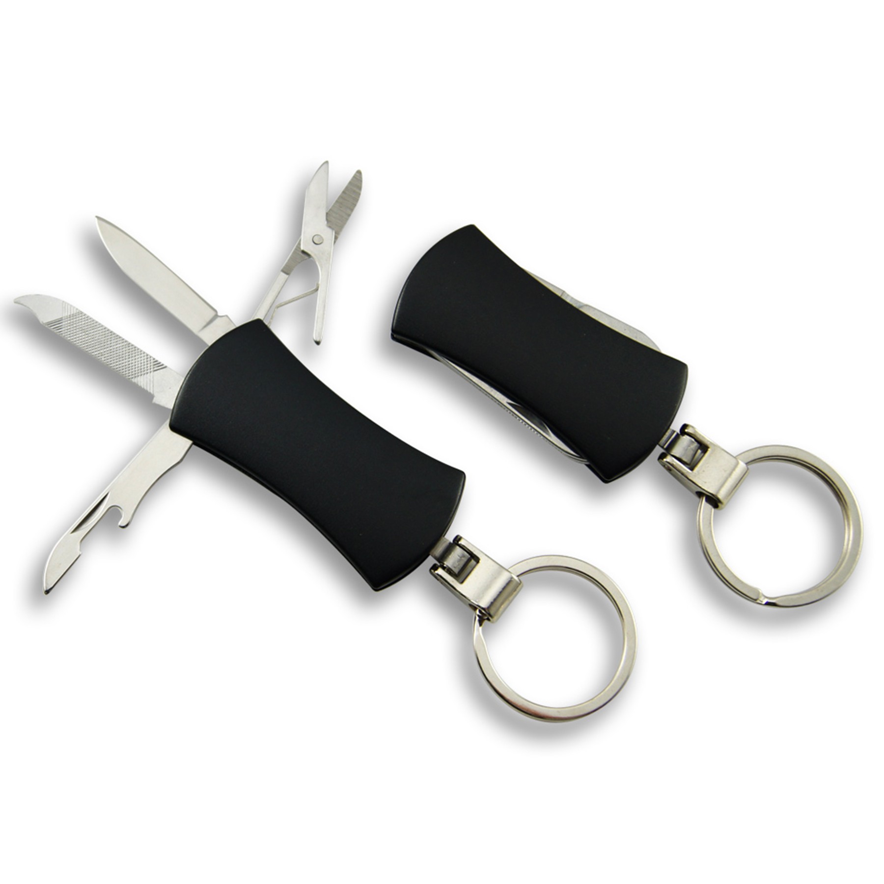 Aluminum Handle Multi Function Knife With Keychain 4