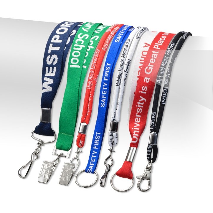 1" Full Color Lanyard With Metal Bulldog Clip 2