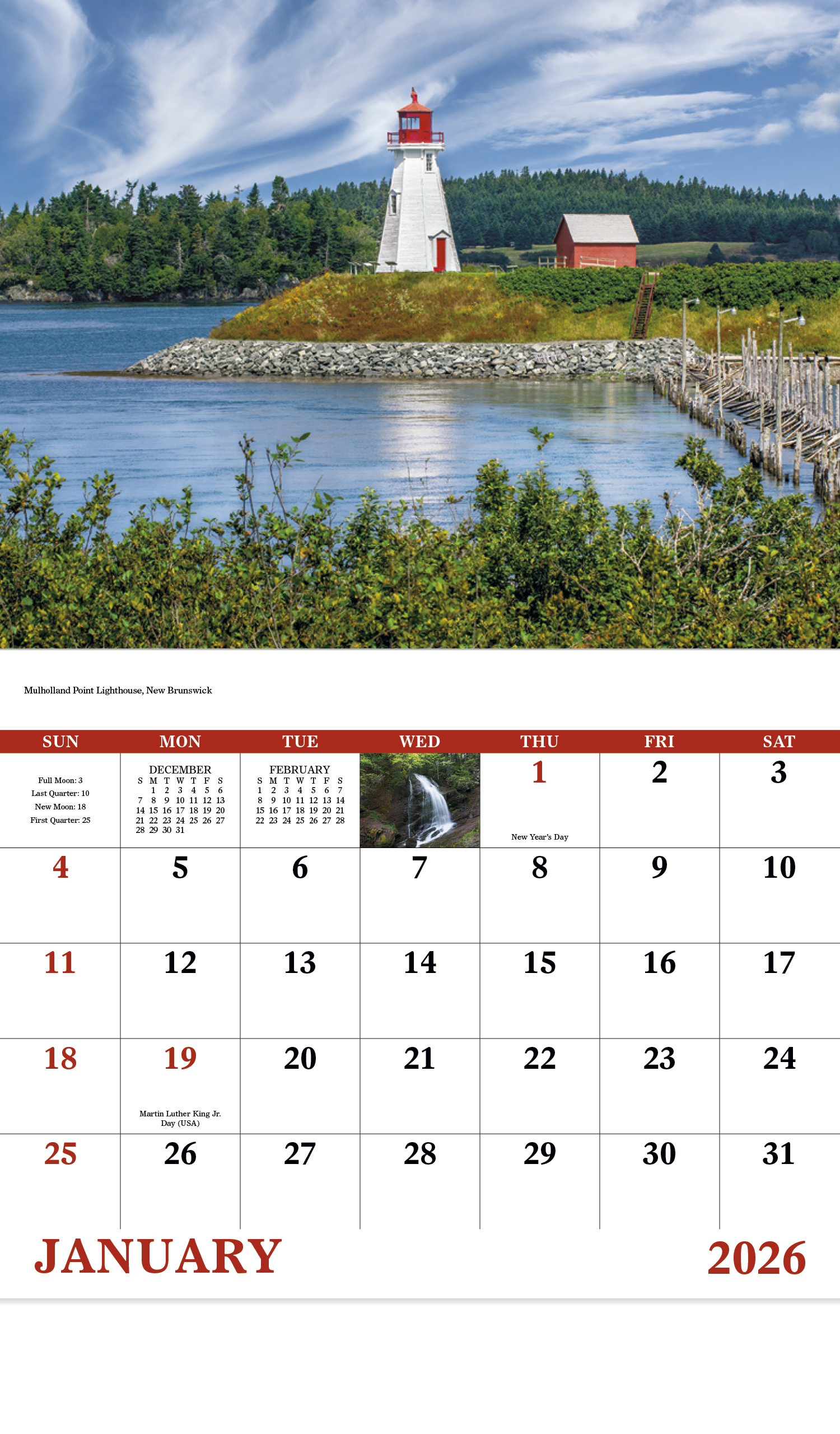 Good Value™ Atlantic Voyages - Stapled Calendar 20