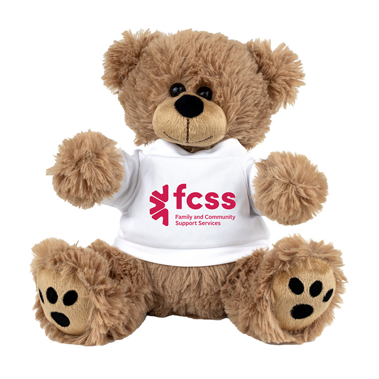 "FRED E. BEAR" LARGE 8" Plush Teddy Bear With Choice of T-Shirt Color 3