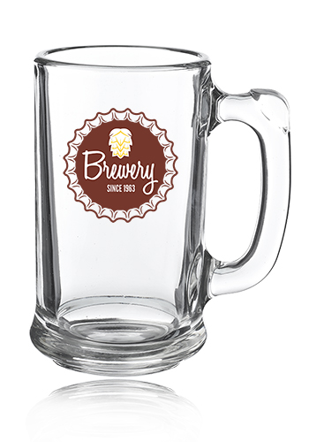 14 oz. Munich Glass Beer Mugs 15