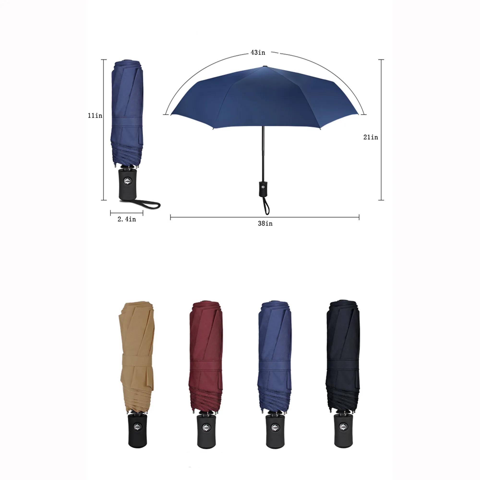 Custom Logo Thermos & Umbrella Gift Set for Business Events 1