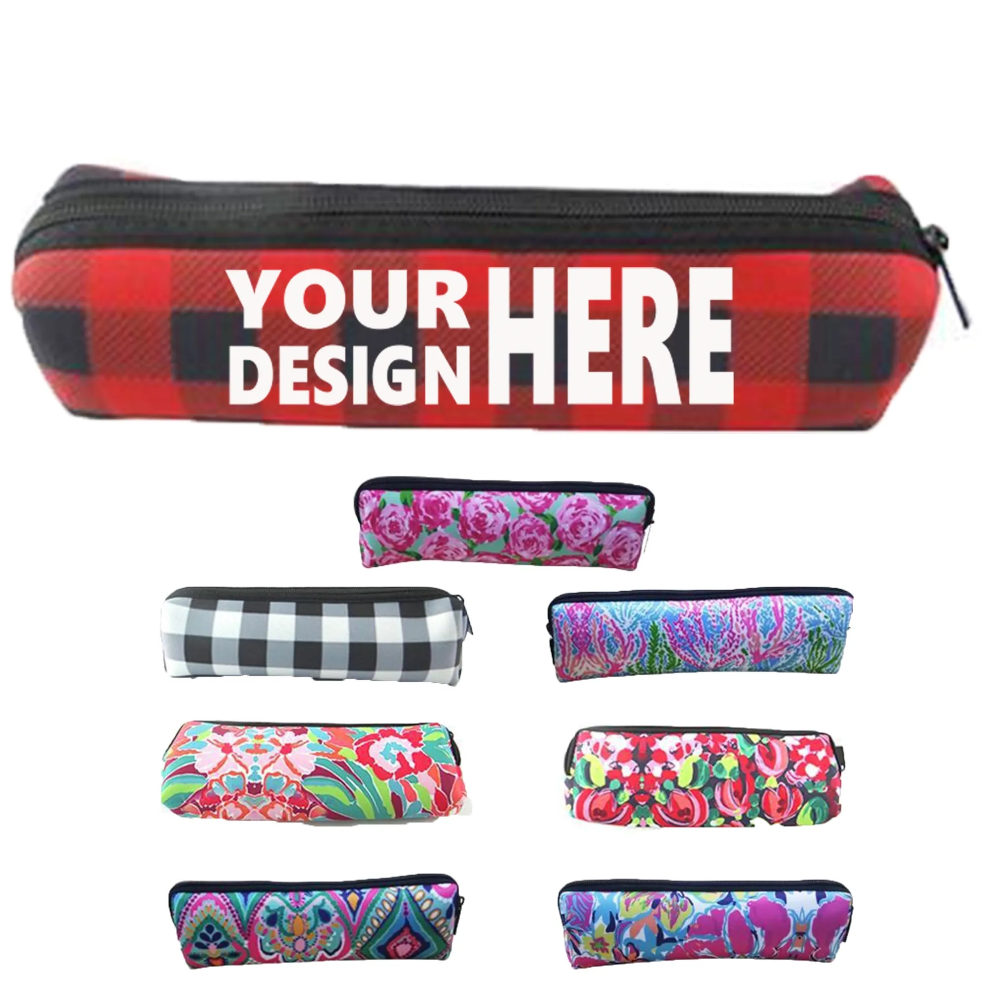 Large Capacity Neoprene Pencil Case 3