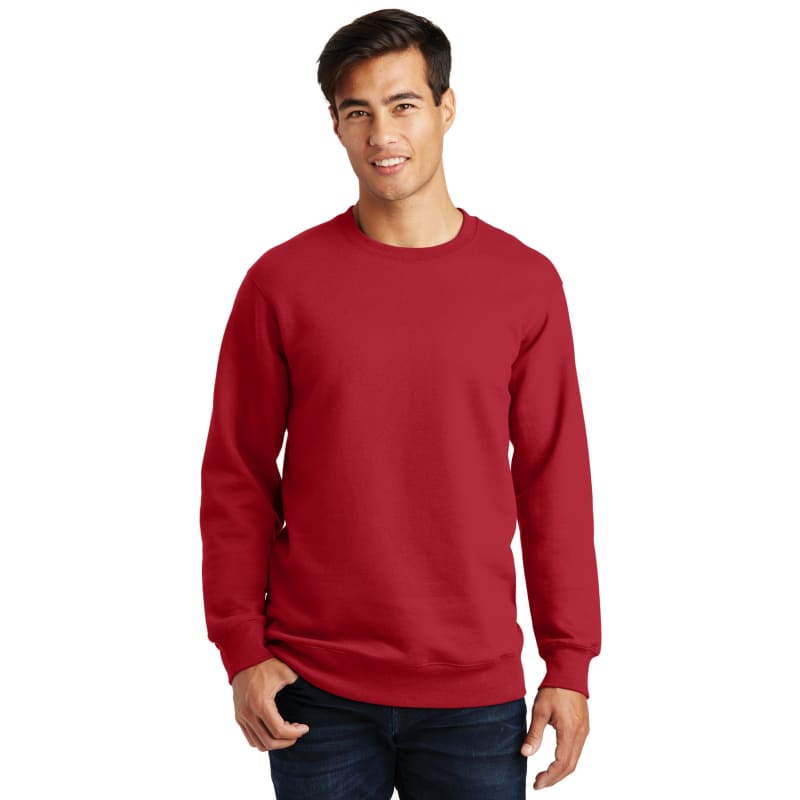 Port & Company Fan Favorite Fleece Crewneck Sweatshirt., custom hoodie or sweatshirt with logo imprint 53