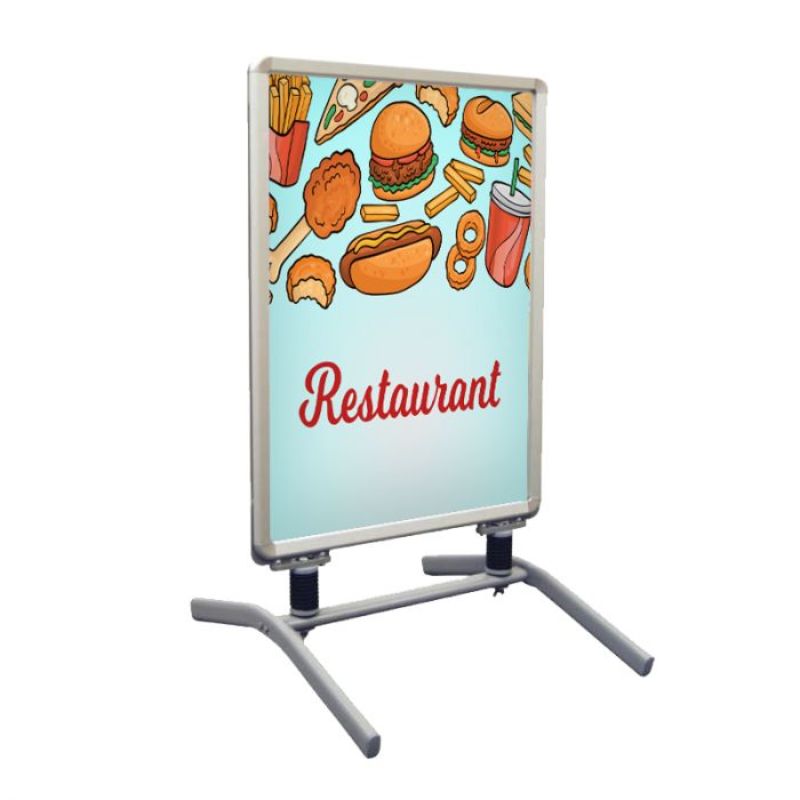 Restaurant Pre Printed restaurant sign Springster™ L Snap Frame - Design 2 1