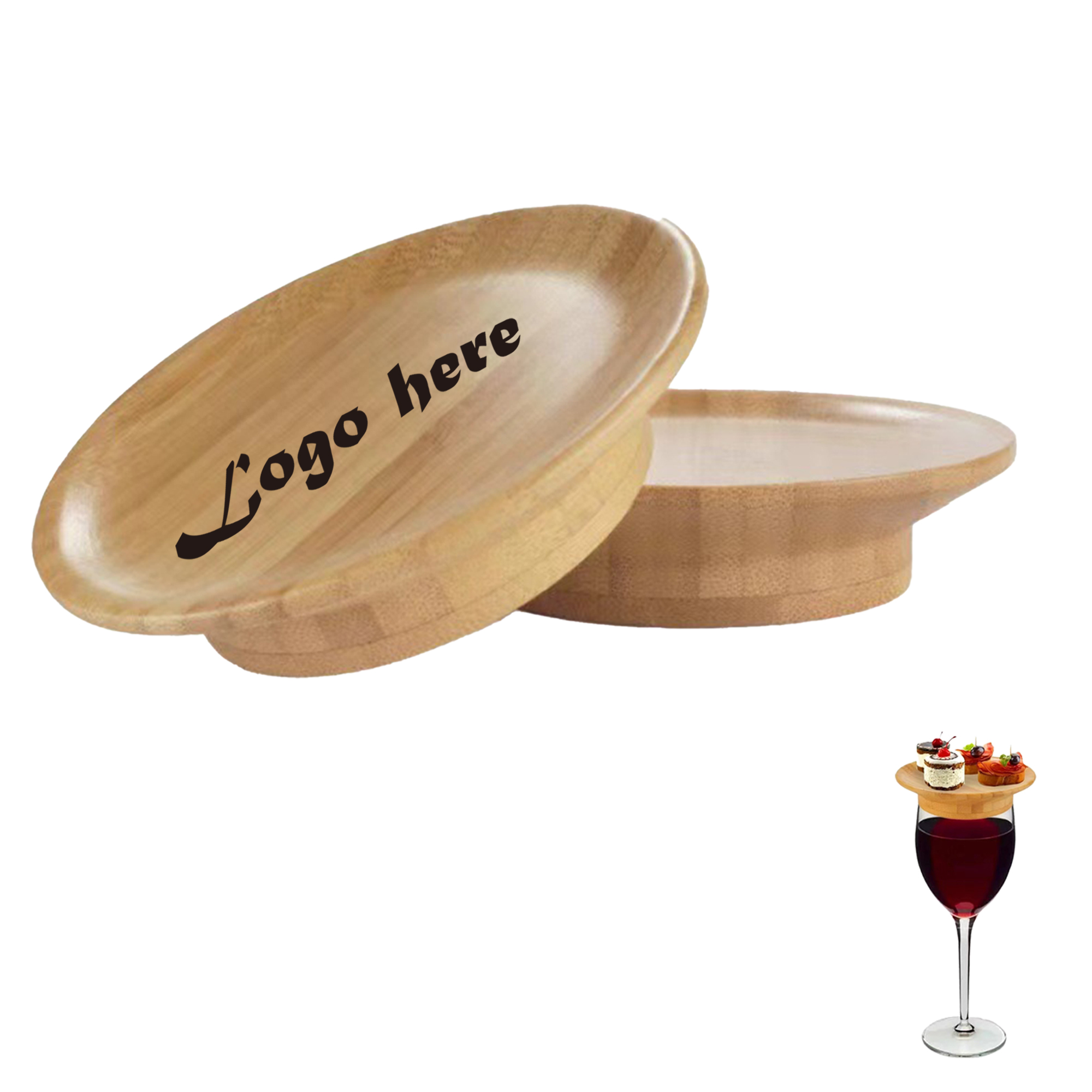 Wooden Wine Glass Lid 1