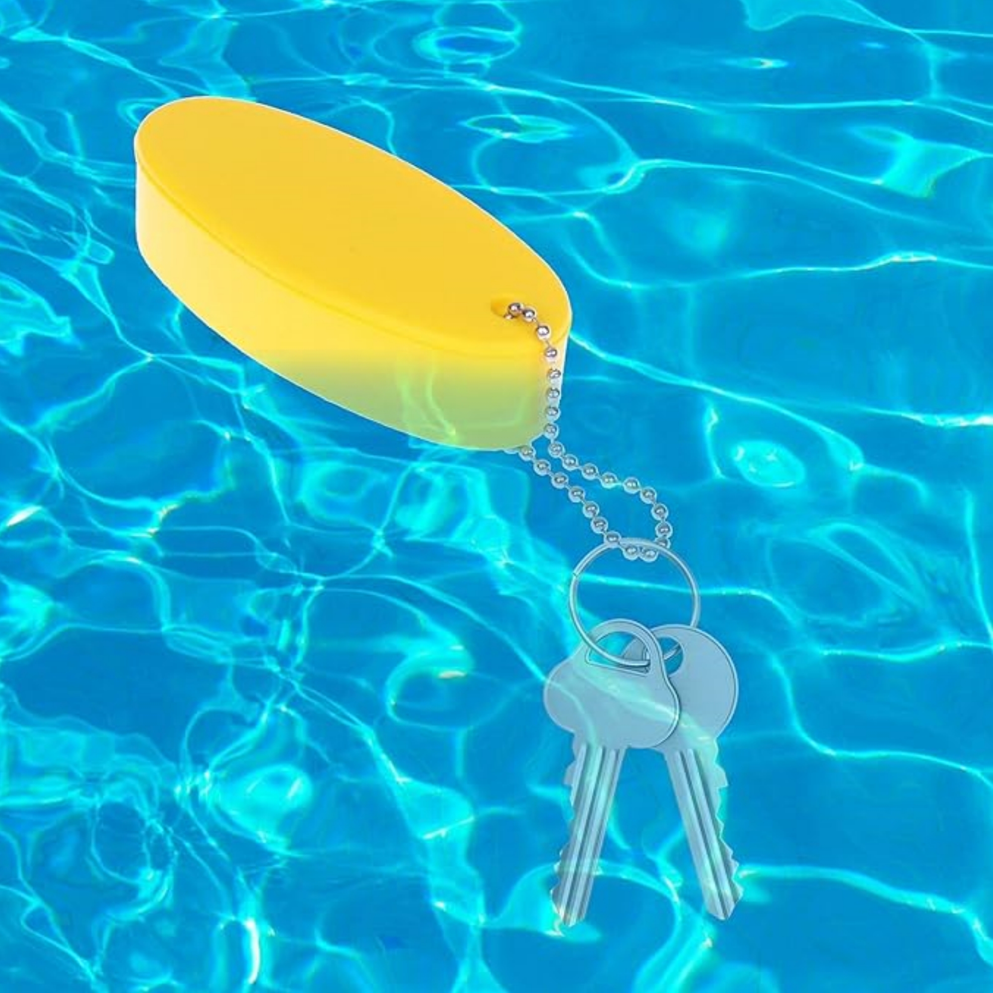 Floating Keychain Oval Shaped 4