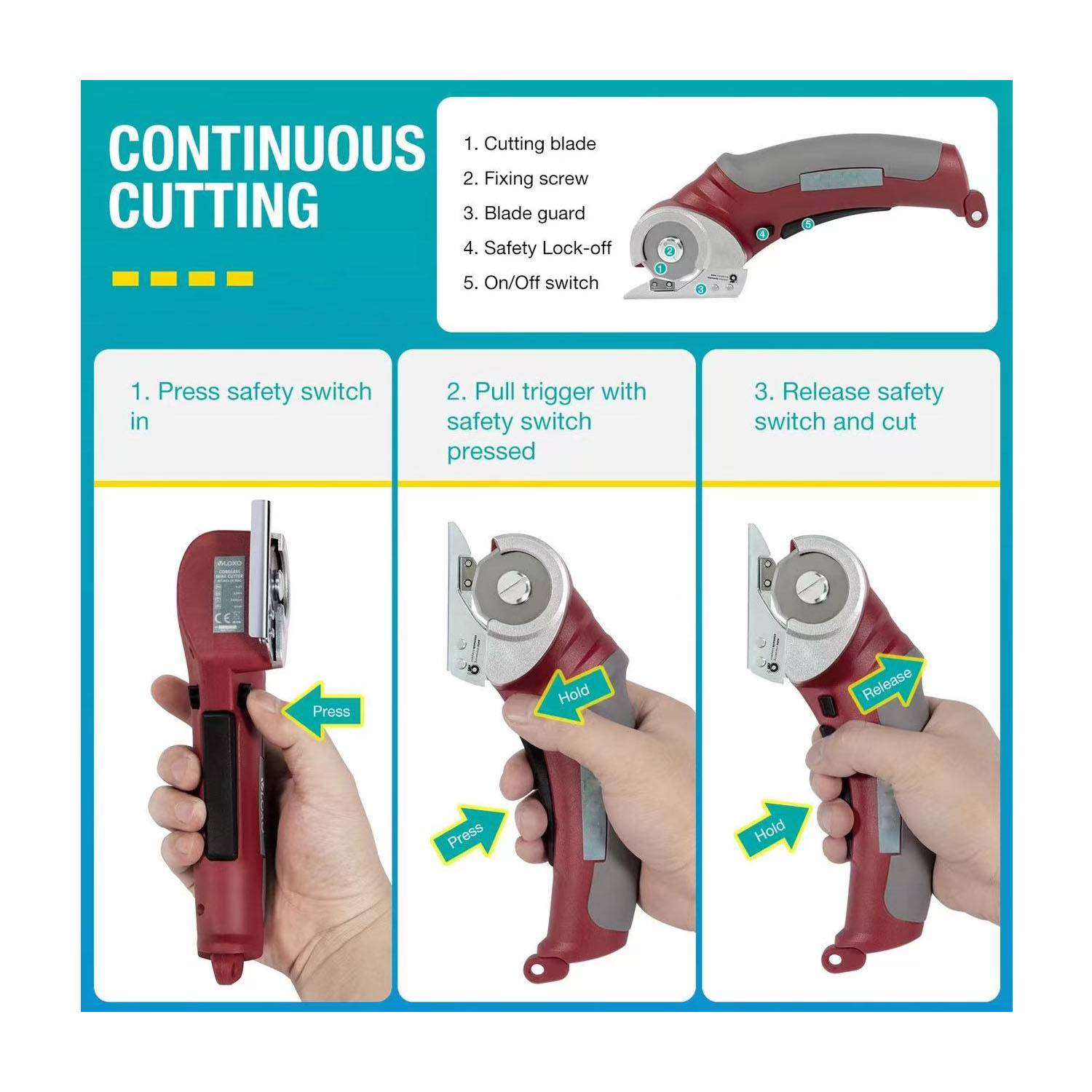 Cordless Electric Scissors 4