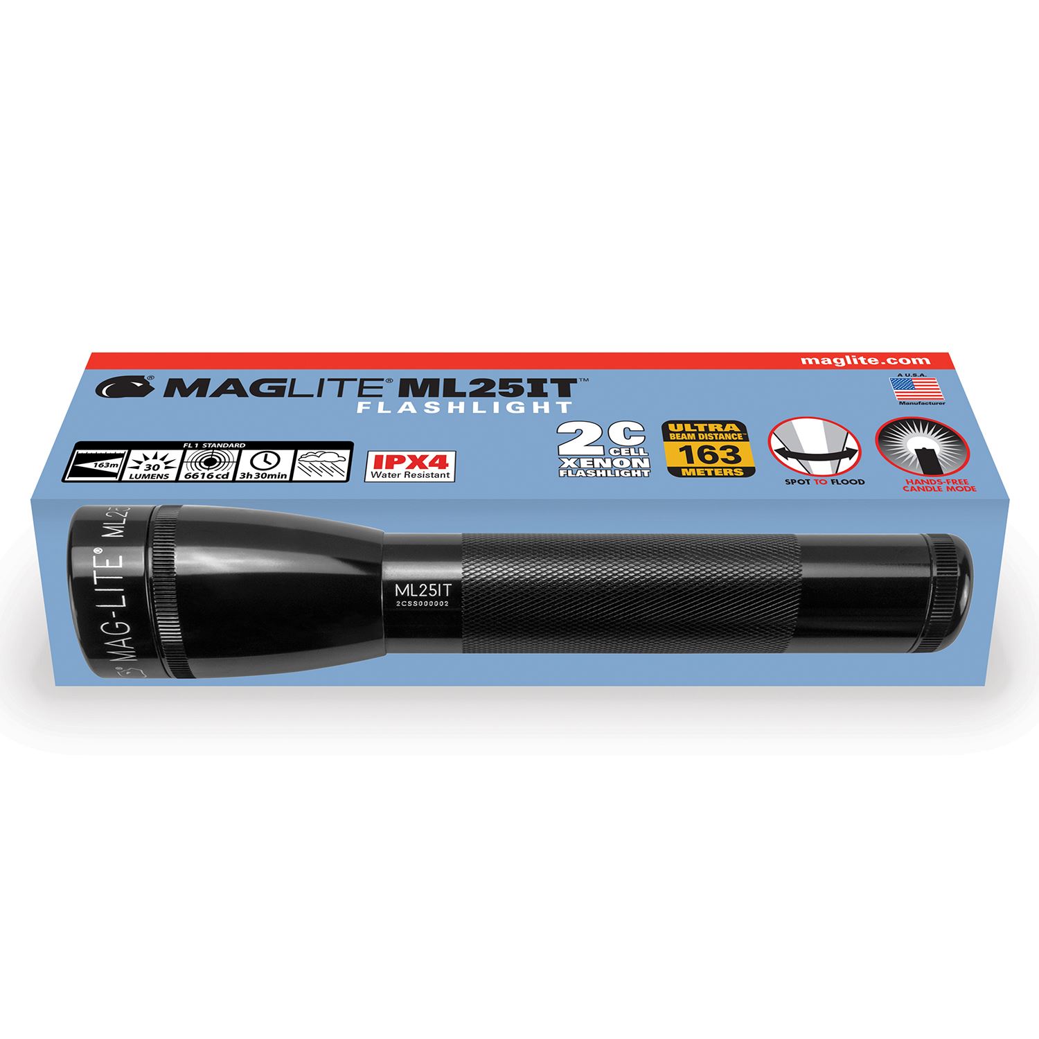 Maglite® ML25 2C Cell Flashlight 6