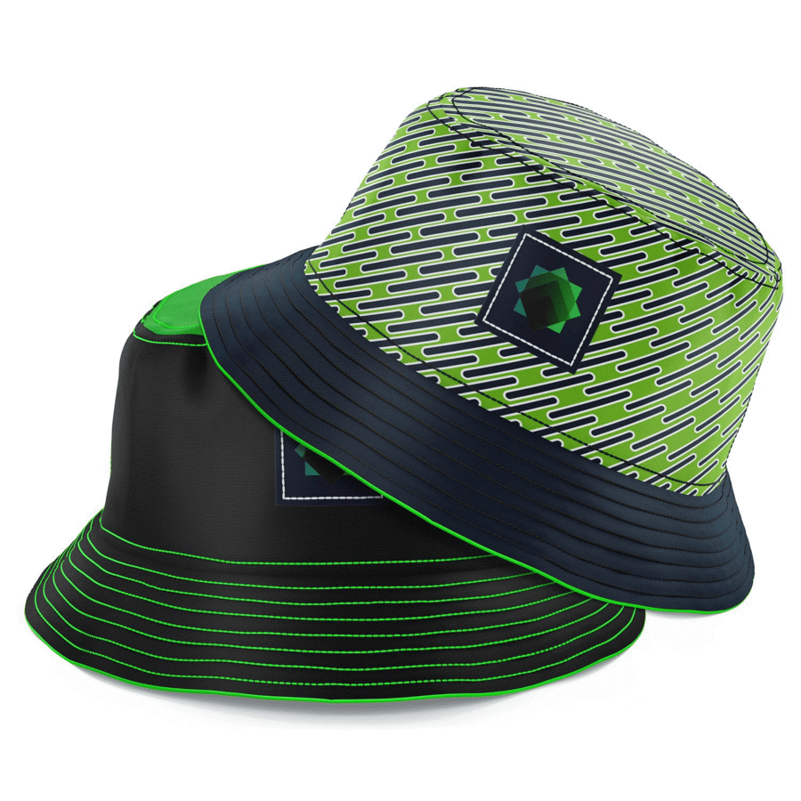 RPET Polyester Twill Sublimation Reversible Bucket Hat