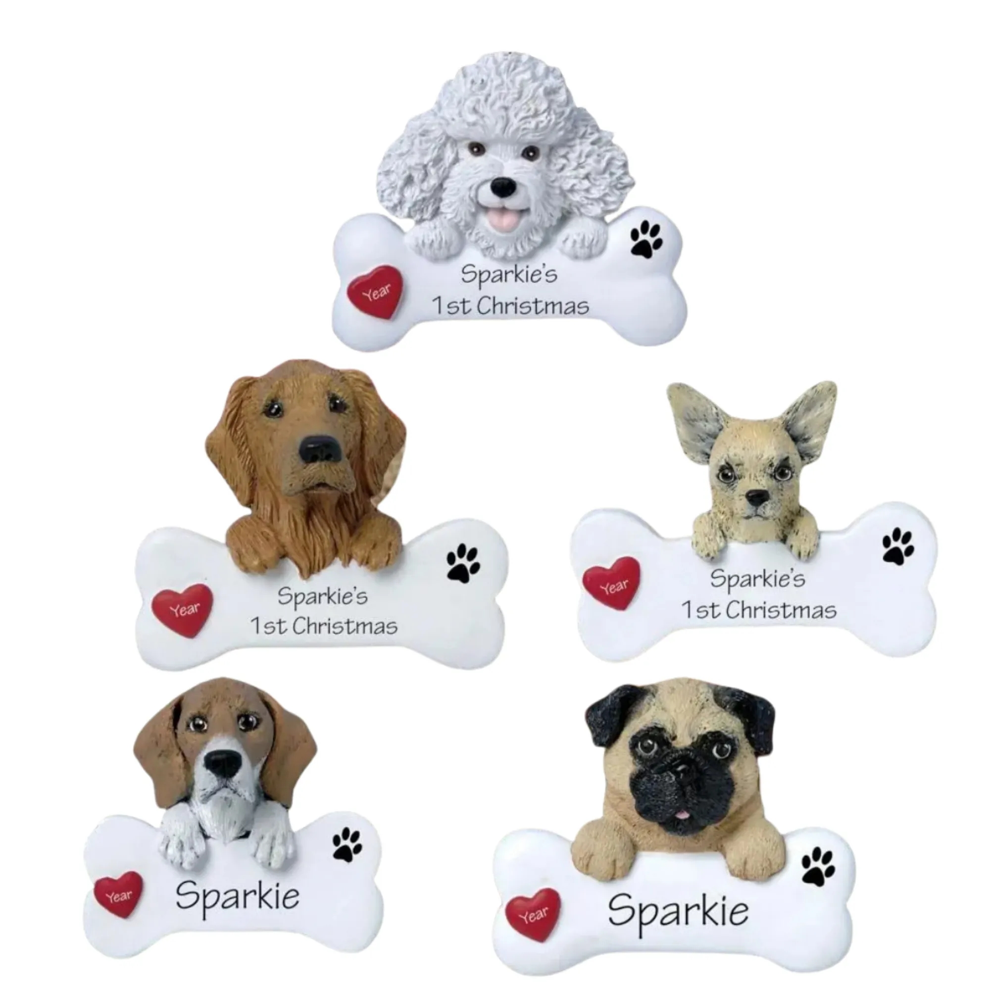 Christmas Pet Resin Figurine 4