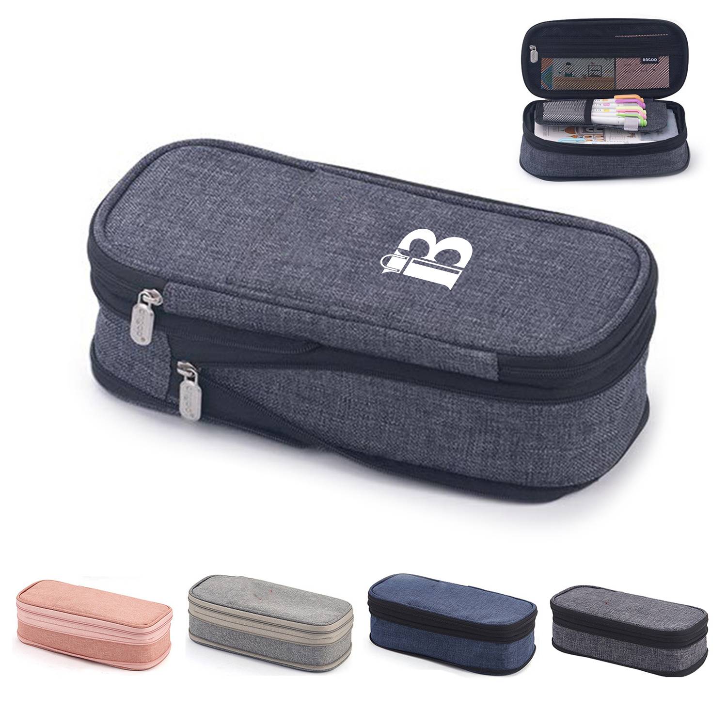 Big Capacity Pencil Pen Case 6