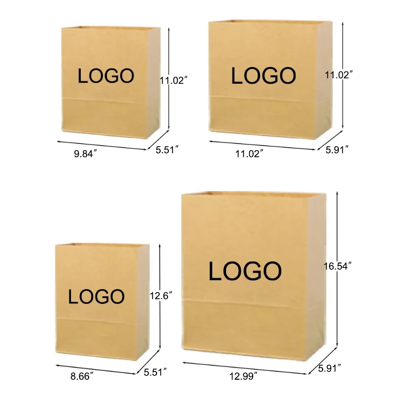 Oil-proof Food Grade Kraft Paper Bag 4