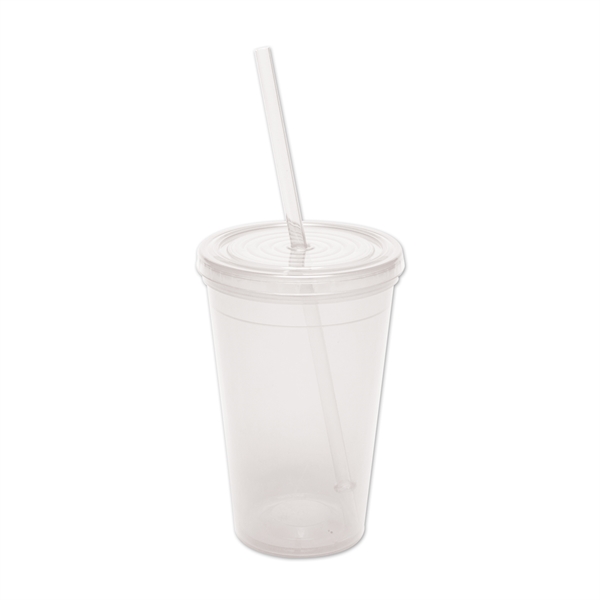 16oz Tumbler w/Straw 3
