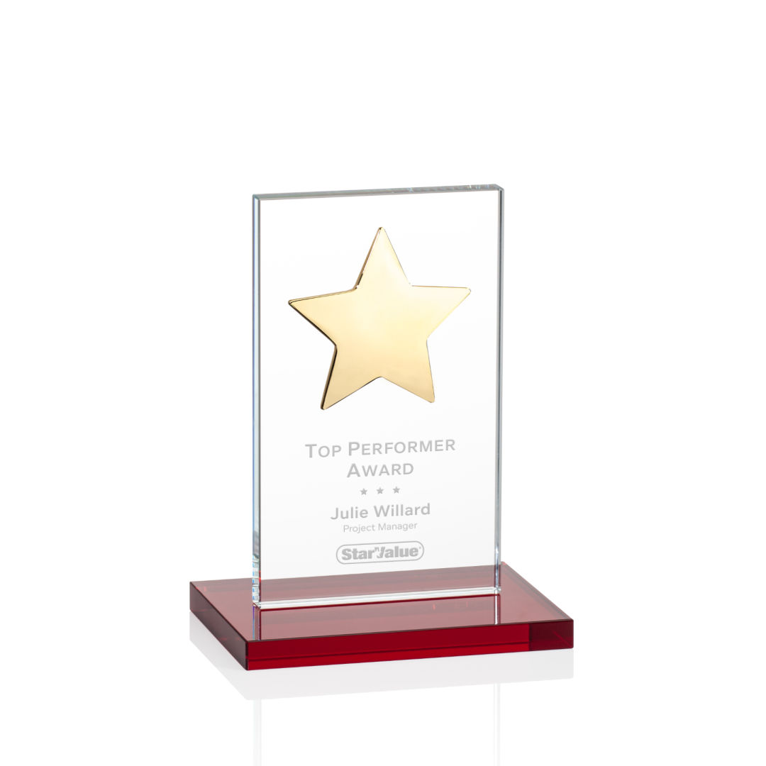 Dallas Star Award - Red/Gold 4