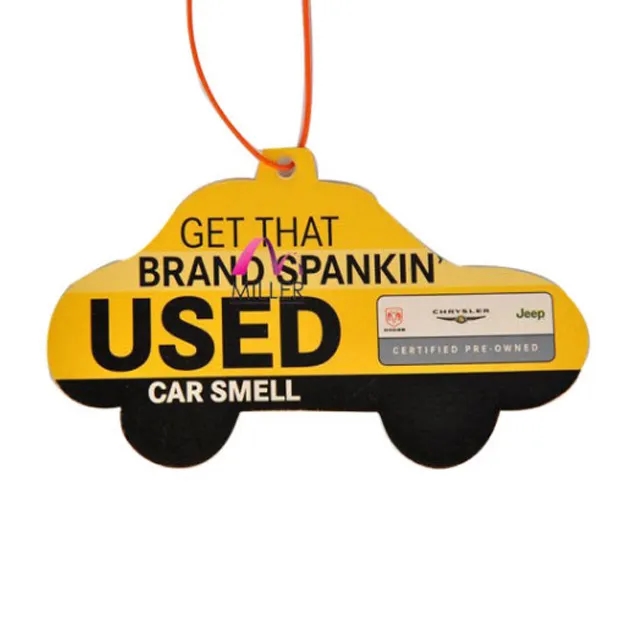 Custom Car Shaped Paper Air Freshener 9