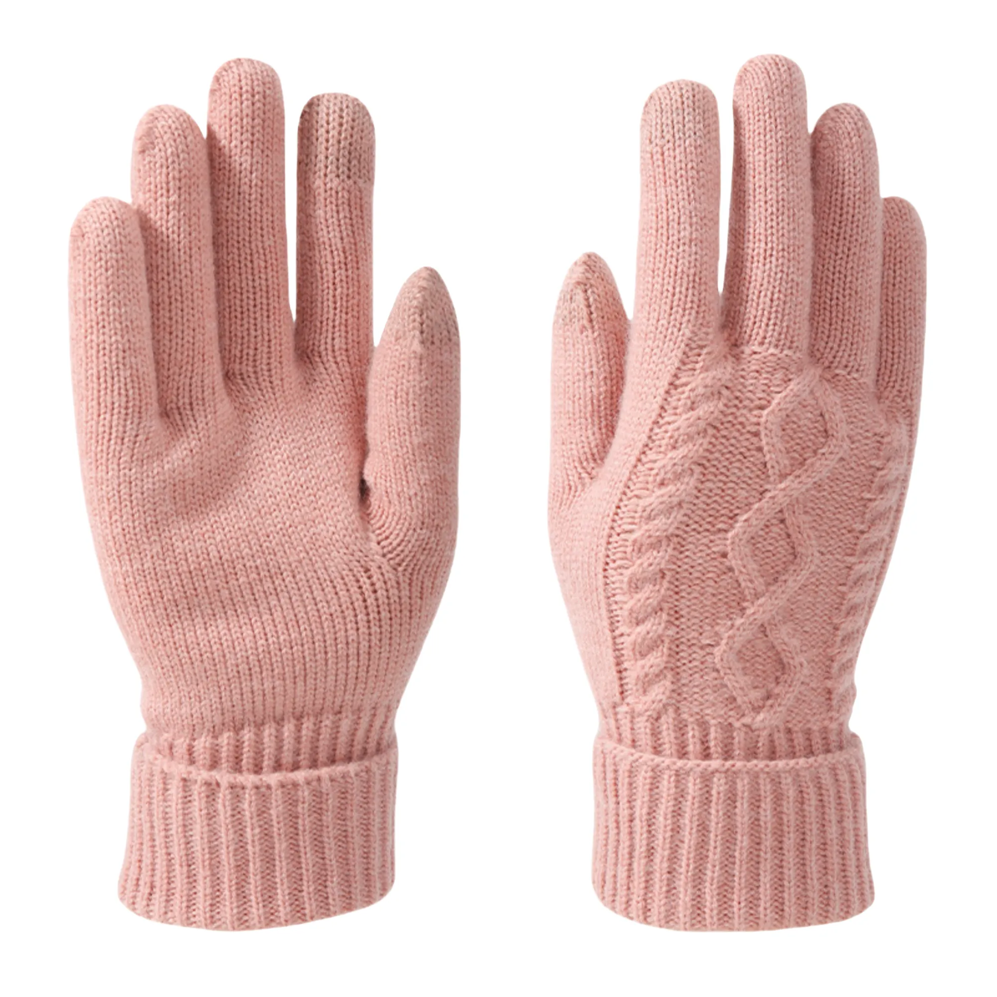 Touchscreen Compatible Knitted Gloves 3