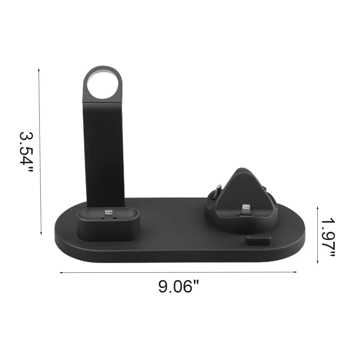 3-In-1 Universal Compatibility Fast Wireless Charger Stand 5