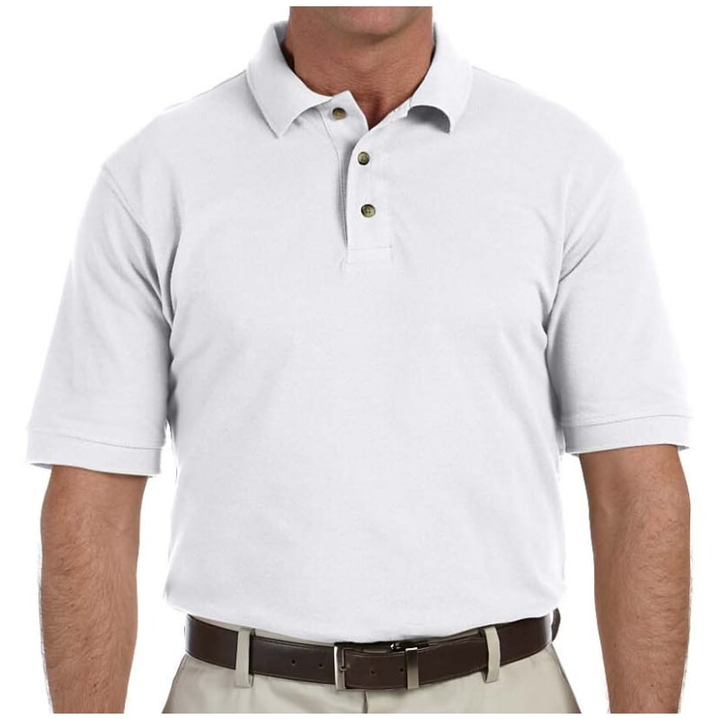 Harriton Mens 6 Oz. Ringspun Cotton Pique Short-Sleeve Polo 7