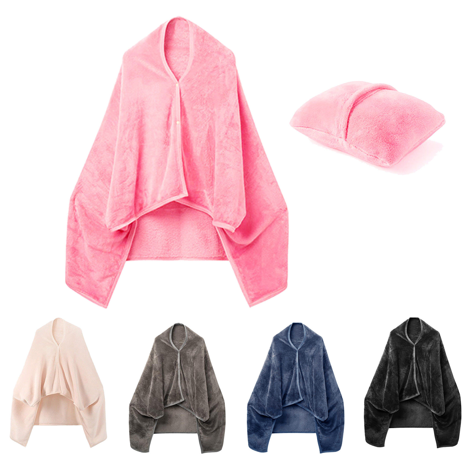 Shawl Blanket Multifunctional Outdoor Travel Storage Comfortable 2