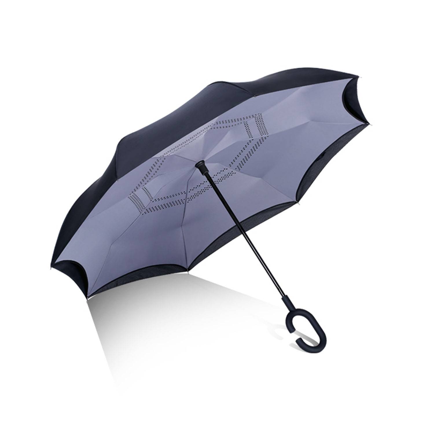 C-Shaped Handle Windproof Reverse automatic Folding Umbrella 5