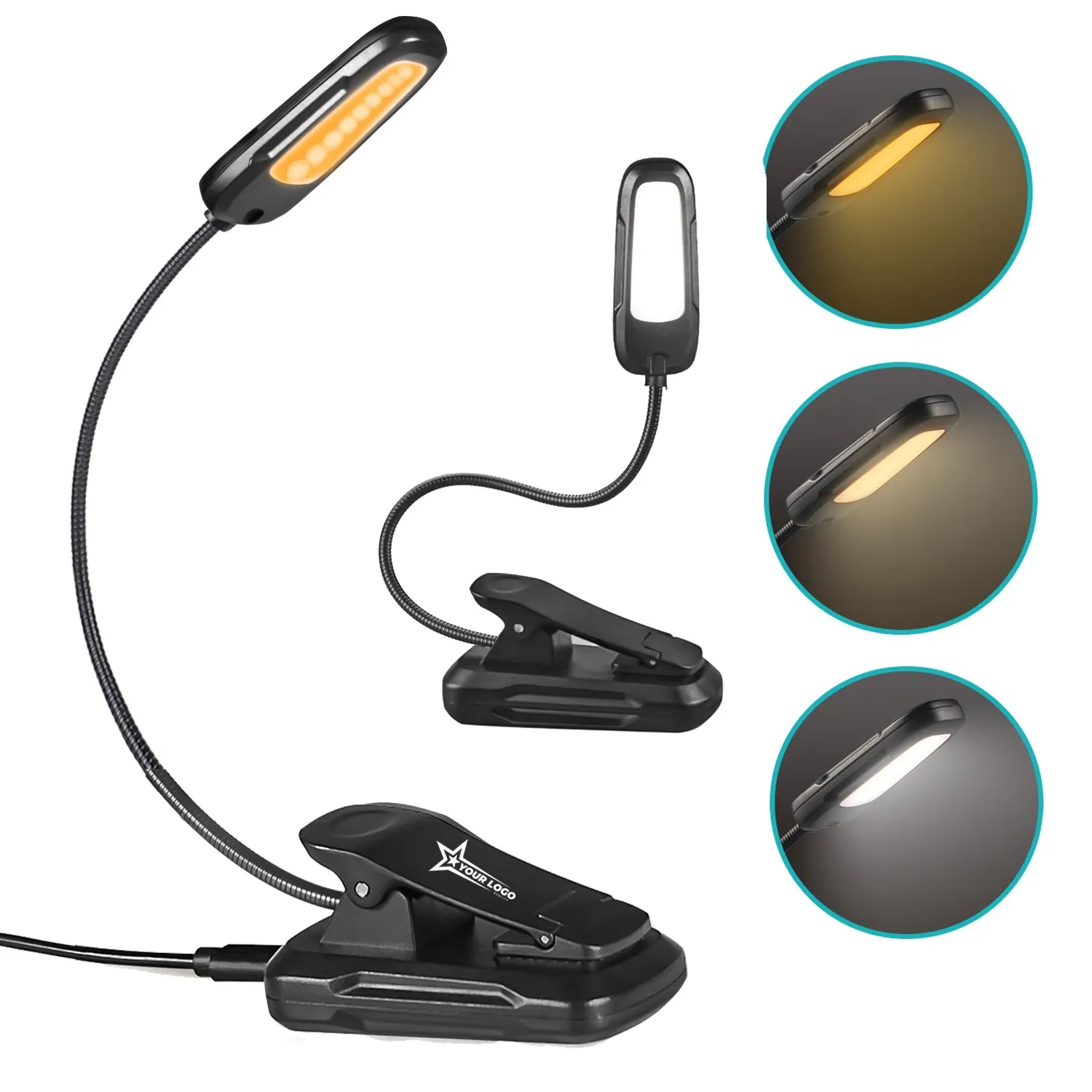 Flexible Gooseneck Rechargeable Book Light 3