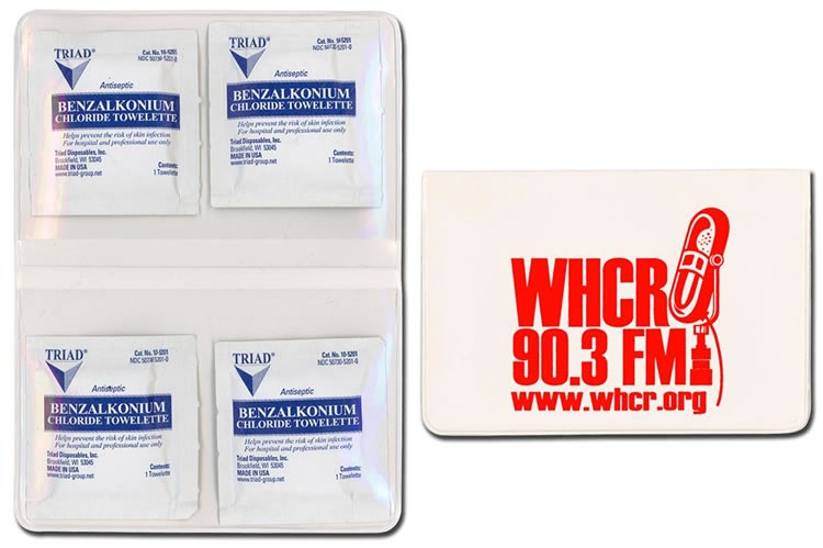 Hand Sanitizer BZK Towelette Kit 16