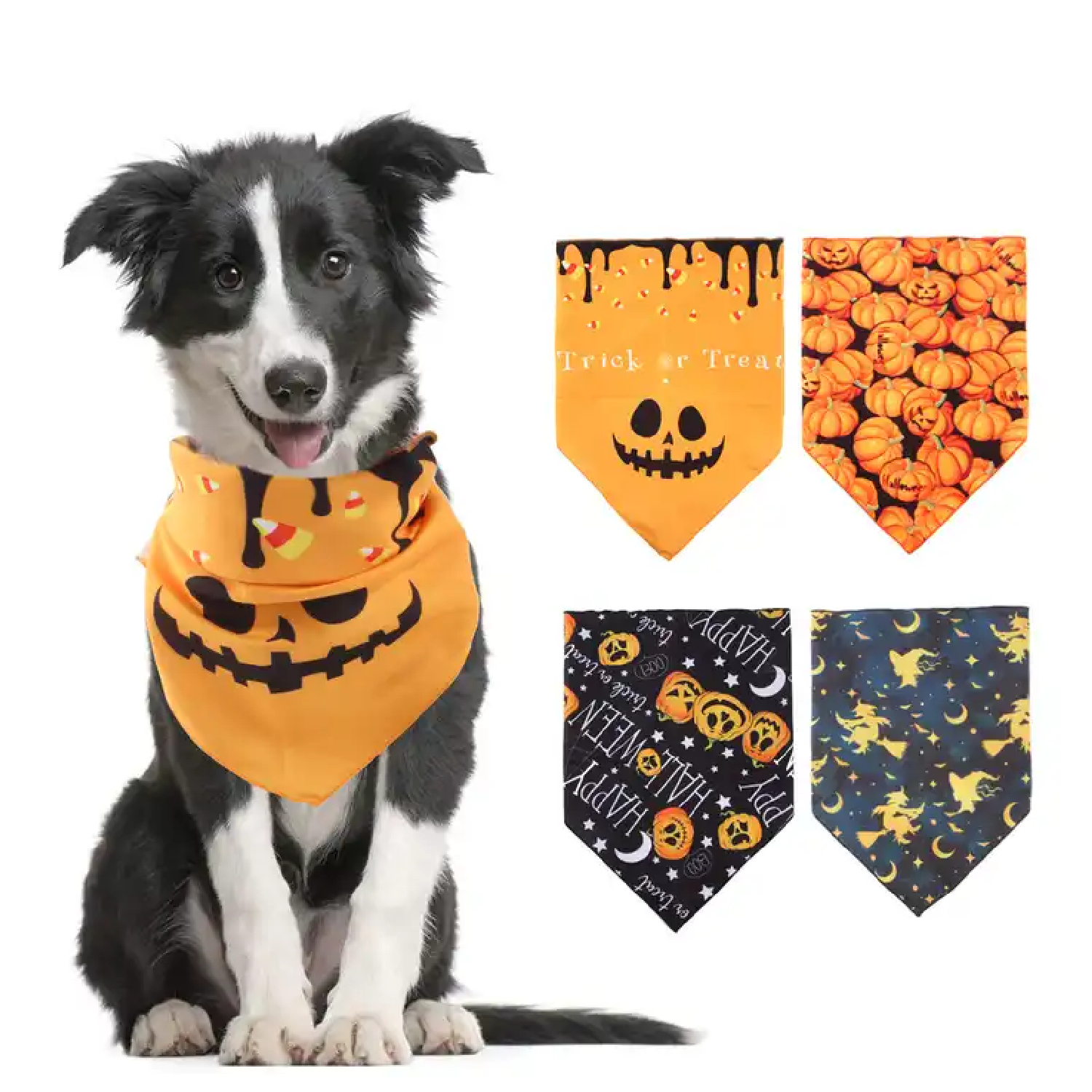 Triangle Polyester Pet Bandana 4
