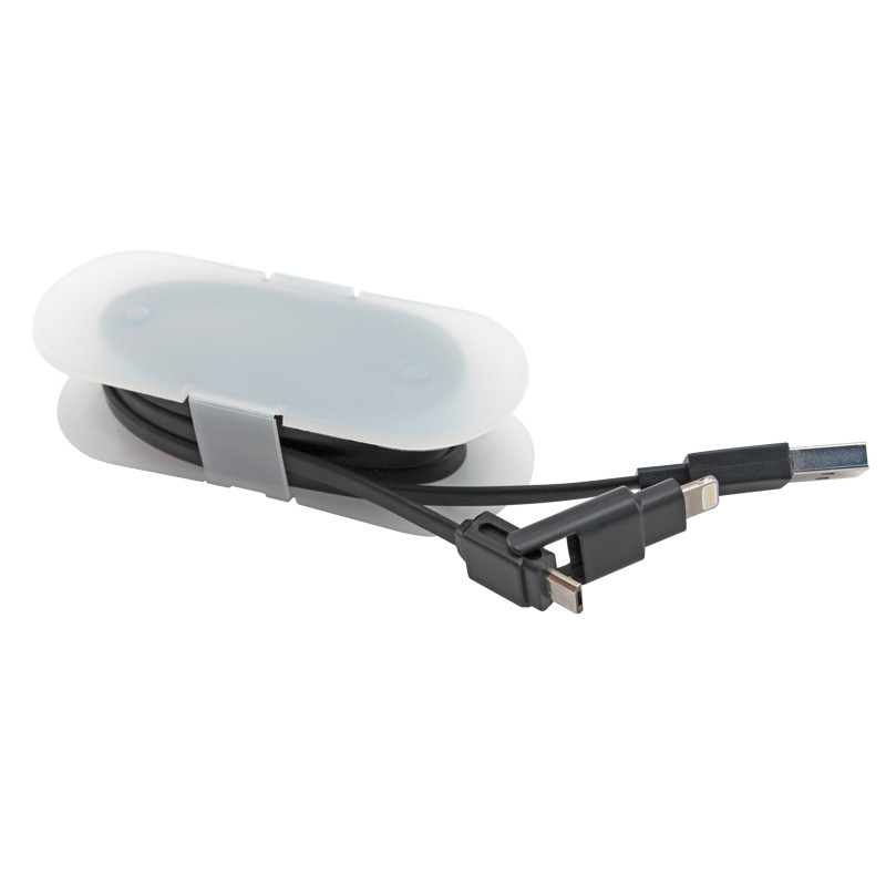 MFi-Certified Multi-Cable with Cord Wrap 14