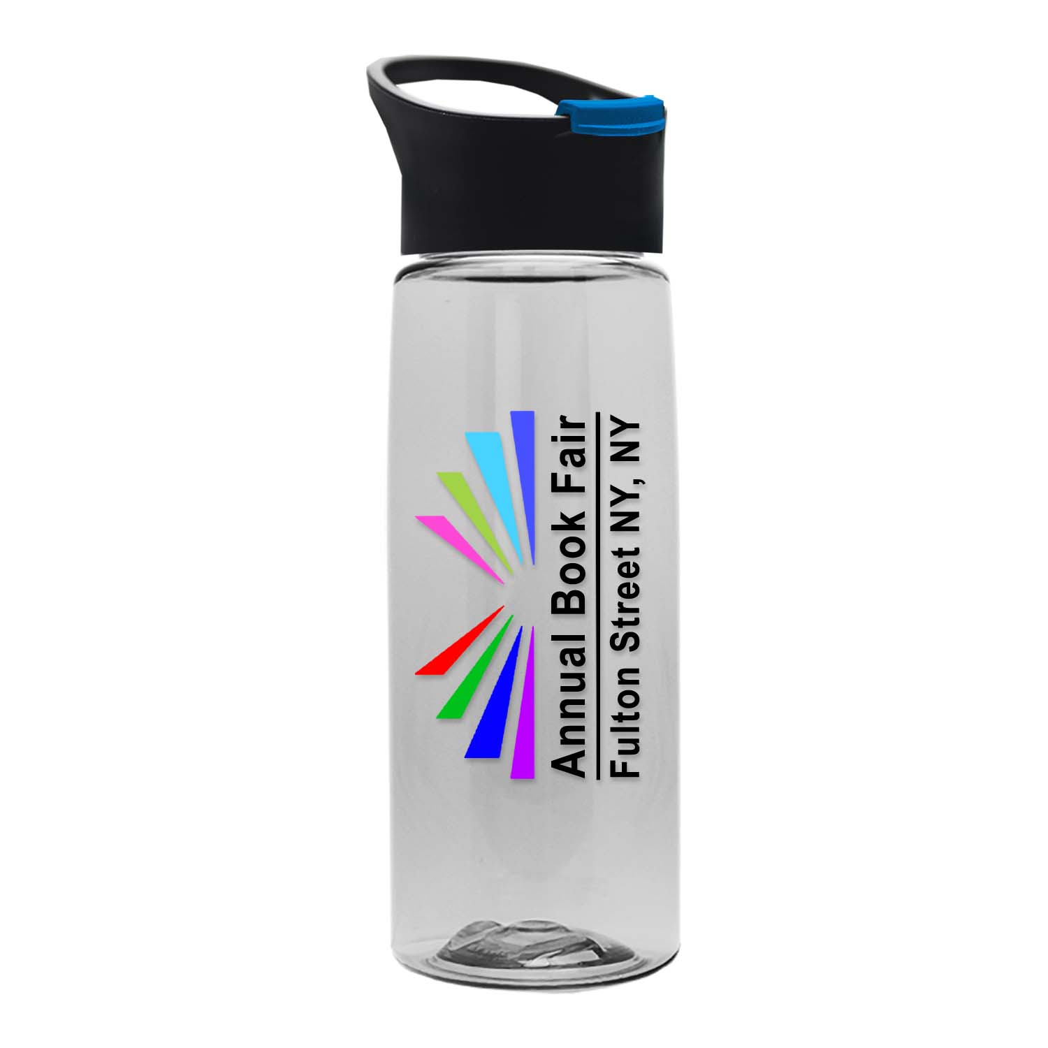 The Flair - 26 oz. Transparent Tritan Bottle with Pop-up and Digital Imprint 3